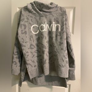 Gray Calvin Klein Hoodie